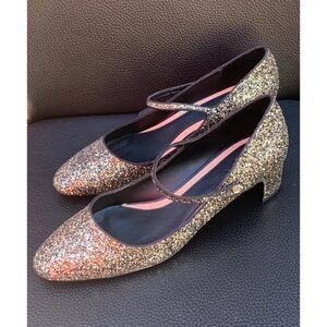 Zara Glitter Heels
